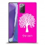 עץ כיסוי מגן קשיח בעיצוב אישי עם השם שלך ל Samsung Galaxy Note20 יחידה אחת סקרין מובייל