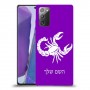 עקרב כיסוי מגן קשיח בעיצוב אישי עם השם שלך ל Samsung Galaxy Note20 יחידה אחת סקרין מובייל