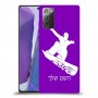 סנובורד כיסוי מגן קשיח בעיצוב אישי עם השם שלך ל Samsung Galaxy Note20 יחידה אחת סקרין מובייל
