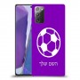 כדורגל - כדור כיסוי מגן קשיח בעיצוב אישי עם השם שלך ל Samsung Galaxy Note20 יחידה אחת סקרין מובייל