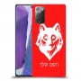 זאב כיסוי מגן קשיח בעיצוב אישי עם השם שלך ל Samsung Galaxy Note20 יחידה אחת סקרין מובייל