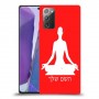 יוגה כיסוי מגן קשיח בעיצוב אישי עם השם שלך ל Samsung Galaxy Note20 יחידה אחת סקרין מובייל