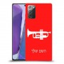 חצוצרה כיסוי מגן קשיח בעיצוב אישי עם השם שלך ל Samsung Galaxy Note20 יחידה אחת סקרין מובייל