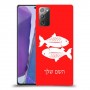 דגים כיסוי מגן קשיח בעיצוב אישי עם השם שלך ל Samsung Galaxy Note20 יחידה אחת סקרין מובייל