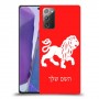 אריה כיסוי מגן קשיח בעיצוב אישי עם השם שלך ל Samsung Galaxy Note20 יחידה אחת סקרין מובייל