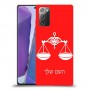 מאזניים כיסוי מגן קשיח בעיצוב אישי עם השם שלך ל Samsung Galaxy Note20 יחידה אחת סקרין מובייל