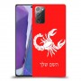עקרב כיסוי מגן קשיח בעיצוב אישי עם השם שלך ל Samsung Galaxy Note20 יחידה אחת סקרין מובייל