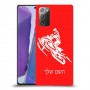 אופנוע שלג כיסוי מגן קשיח בעיצוב אישי עם השם שלך ל Samsung Galaxy Note20 יחידה אחת סקרין מובייל