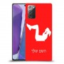 אימון ספורט - אישה כיסוי מגן קשיח בעיצוב אישי עם השם שלך ל Samsung Galaxy Note20 יחידה אחת סקרין מובייל