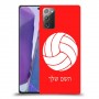 כדורעף - כדור כיסוי מגן קשיח בעיצוב אישי עם השם שלך ל Samsung Galaxy Note20 יחידה אחת סקרין מובייל