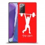 הרמת משקולות כיסוי מגן קשיח בעיצוב אישי עם השם שלך ל Samsung Galaxy Note20 יחידה אחת סקרין מובייל