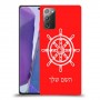 הגה - קפטן - ים כיסוי מגן קשיח בעיצוב אישי עם השם שלך ל Samsung Galaxy Note20 יחידה אחת סקרין מובייל