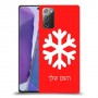 שלג כיסוי מגן קשיח בעיצוב אישי עם השם שלך ל Samsung Galaxy Note20 יחידה אחת סקרין מובייל