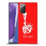 פסל החירות כיסוי מגן קשיח בעיצוב אישי עם השם שלך ל Samsung Galaxy Note20 יחידה אחת סקרין מובייל