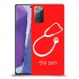 רופא סטטוסקופ כיסוי מגן קשיח בעיצוב אישי עם השם שלך ל Samsung Galaxy Note20 יחידה אחת סקרין מובייל