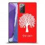 עץ כיסוי מגן קשיח בעיצוב אישי עם השם שלך ל Samsung Galaxy Note20 יחידה אחת סקרין מובייל