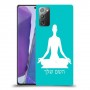 יוגה כיסוי מגן קשיח בעיצוב אישי עם השם שלך ל Samsung Galaxy Note20 יחידה אחת סקרין מובייל