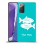 דגים כיסוי מגן קשיח בעיצוב אישי עם השם שלך ל Samsung Galaxy Note20 יחידה אחת סקרין מובייל
