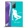 סקִי כיסוי מגן קשיח בעיצוב אישי עם השם שלך ל Samsung Galaxy Note20 יחידה אחת סקרין מובייל