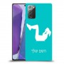 אימון ספורט - אישה כיסוי מגן קשיח בעיצוב אישי עם השם שלך ל Samsung Galaxy Note20 יחידה אחת סקרין מובייל