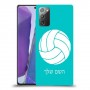 כדורעף - כדור כיסוי מגן קשיח בעיצוב אישי עם השם שלך ל Samsung Galaxy Note20 יחידה אחת סקרין מובייל