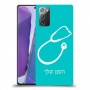 רופא סטטוסקופ כיסוי מגן קשיח בעיצוב אישי עם השם שלך ל Samsung Galaxy Note20 יחידה אחת סקרין מובייל