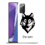 זאב כיסוי מגן קשיח בעיצוב אישי עם השם שלך ל Samsung Galaxy Note20 יחידה אחת סקרין מובייל