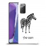 זברה כיסוי מגן קשיח בעיצוב אישי עם השם שלך ל Samsung Galaxy Note20 יחידה אחת סקרין מובייל