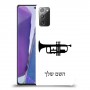 חצוצרה כיסוי מגן קשיח בעיצוב אישי עם השם שלך ל Samsung Galaxy Note20 יחידה אחת סקרין מובייל