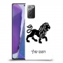 אריה כיסוי מגן קשיח בעיצוב אישי עם השם שלך ל Samsung Galaxy Note20 יחידה אחת סקרין מובייל