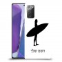 גלישה כיסוי מגן קשיח בעיצוב אישי עם השם שלך ל Samsung Galaxy Note20 יחידה אחת סקרין מובייל