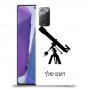 טלסקופ כיסוי מגן קשיח בעיצוב אישי עם השם שלך ל Samsung Galaxy Note20 יחידה אחת סקרין מובייל