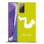 אימון ספורט - אישה כיסוי מגן קשיח בעיצוב אישי עם השם שלך ל Samsung Galaxy Note20 יחידה אחת סקרין מובייל