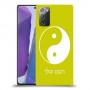 סמל יינג יאנג - סין כיסוי מגן קשיח בעיצוב אישי עם השם שלך ל Samsung Galaxy Note20 יחידה אחת סקרין מובייל