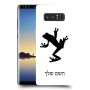 צפרדע טרופית כיסוי מגן קשיח בעיצוב אישי עם השם שלך ל Samsung Galaxy Note8 יחידה אחת סקרין מובייל