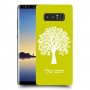 עץ כיסוי מגן קשיח בעיצוב אישי עם השם שלך ל Samsung Galaxy Note8 יחידה אחת סקרין מובייל