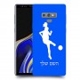 כדורגל - אישה כיסוי מגן קשיח בעיצוב אישי עם השם שלך ל Samsung Galaxy Note9 יחידה אחת סקרין מובייל