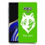 זאב כיסוי מגן קשיח בעיצוב אישי עם השם שלך ל Samsung Galaxy Note9 יחידה אחת סקרין מובייל