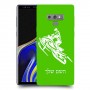 אופנוע שלג כיסוי מגן קשיח בעיצוב אישי עם השם שלך ל Samsung Galaxy Note9 יחידה אחת סקרין מובייל