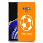 כדורגל - כדור כיסוי מגן קשיח בעיצוב אישי עם השם שלך ל Samsung Galaxy Note9 יחידה אחת סקרין מובייל
