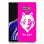 זאב כיסוי מגן קשיח בעיצוב אישי עם השם שלך ל Samsung Galaxy Note9 יחידה אחת סקרין מובייל