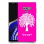 עץ כיסוי מגן קשיח בעיצוב אישי עם השם שלך ל Samsung Galaxy Note9 יחידה אחת סקרין מובייל