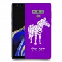 זברה כיסוי מגן קשיח בעיצוב אישי עם השם שלך ל Samsung Galaxy Note9 יחידה אחת סקרין מובייל