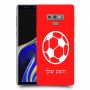 כדורגל - כדור כיסוי מגן קשיח בעיצוב אישי עם השם שלך ל Samsung Galaxy Note9 יחידה אחת סקרין מובייל