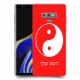 סמל יינג יאנג - סין כיסוי מגן קשיח בעיצוב אישי עם השם שלך ל Samsung Galaxy Note9 יחידה אחת סקרין מובייל