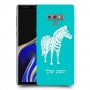 זברה כיסוי מגן קשיח בעיצוב אישי עם השם שלך ל Samsung Galaxy Note9 יחידה אחת סקרין מובייל