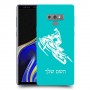 אופנוע שלג כיסוי מגן קשיח בעיצוב אישי עם השם שלך ל Samsung Galaxy Note9 יחידה אחת סקרין מובייל