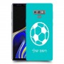 כדורגל - כדור כיסוי מגן קשיח בעיצוב אישי עם השם שלך ל Samsung Galaxy Note9 יחידה אחת סקרין מובייל