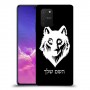 זאב כיסוי מגן קשיח בעיצוב אישי עם השם שלך ל Samsung Galaxy S10 Lite יחידה אחת סקרין מובייל