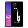 סקספון כיסוי מגן קשיח בעיצוב אישי עם השם שלך ל Samsung Galaxy S10 Lite יחידה אחת סקרין מובייל